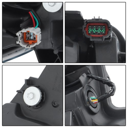 Solid Spare Clear Lens New For Nissan Versa S SR SV 2020-2021 Pair Headlight Replacement LED