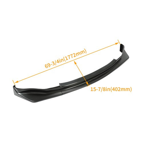 Solid Spare For 2003-2005 Nissan 350Z Z33 JDM Style NS N PP Front Bumper Chin Lip Body Kit