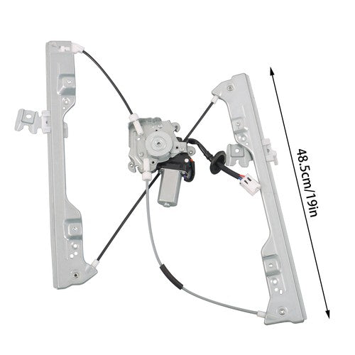 Solid Spare 741-906 For Nissan Altima 2002-2006 w/ Motor Front Left Power Window Regulator