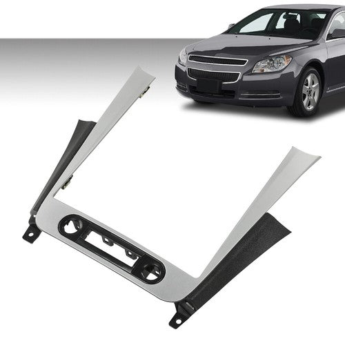 Solid Spare Fit For 2008-2012 Chevy Malibu Dash Radio Bezel Dash Vents Trim Black Silver