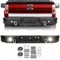 Solid Spare Fit For 2009-2014 Ford F150 Truck Complete Rear Steel Bumper One Piece Textured