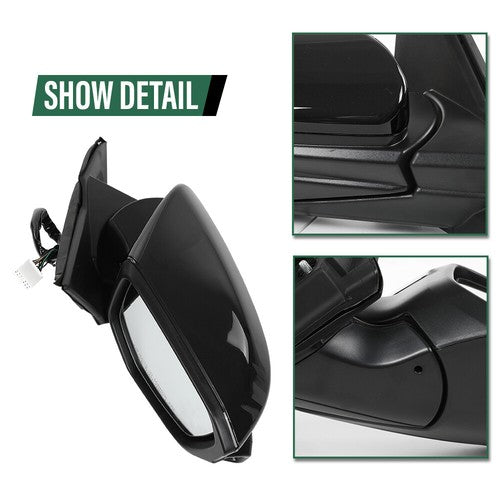Solid Spare Fit For 16-20 Honda Civic 11 Pin Power Heated View Camera Mirror Passenger Side
