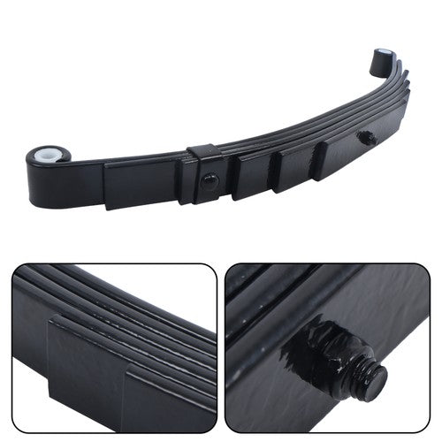 Solid Spare 6 Leaf Springs/U-bolt/Hanger Kit Tandem Trailer Axle Suspension Kit For 7000lbs