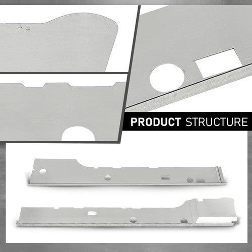 Solid Spare Inner Rocker Panels Fit For 2004-2008 Ford F-150 4 Door Extended Cab Left+Right