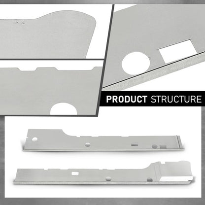Solid Spare Inner Rocker Panels Fit For 2004-2008 Ford F-150 4 Door Extended Cab Left+Right