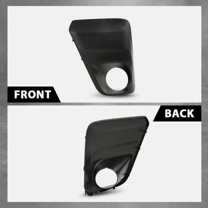 Solid Spare Fog Light Trim Cover Bezel Fit For 2019 2020 2021 Subaru Forester Left+Right
