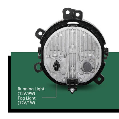 Solid Spare Front Bumper LED Fog Light Lamp Left Fit For 2013-16 BMW Mini F54 F55 F56 F57