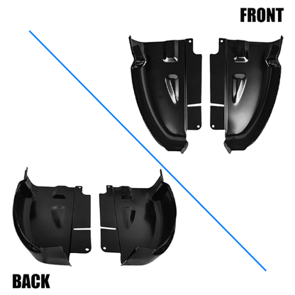 Pair Cab Corners For 2002-2008 Dodge Ram Quad Cab 1500 2500 3500 Left & Right