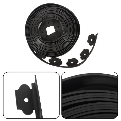 Solid Spare L-shaped Landscape Edging Border Kit No-Dig Garden Edge Lawn Border 40 FT