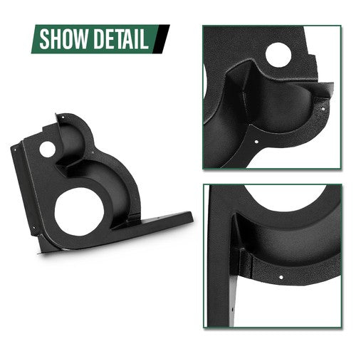 Solid Spare Fit For 1994-2013 EZGO TXT Golf Cart Speaker Pods Speakers Audio Stereo Housings