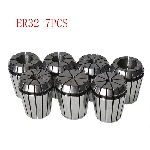 Solid Spare 1/8"-3/4" ER32 7Pcs Spring Collet For CNC Milling Lathe Tool Engraving Machine
