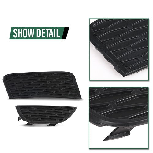 Solid Spare Front Bumper Insert Fog Light Cover Right Fit For 11-15 Land Range Rover Evoque