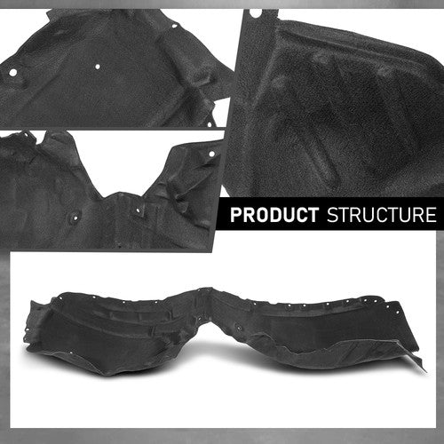 Solid Spare Front Fender Liner Splash Shield Right Fit For 2020-2024 Ford Escape FO1249205