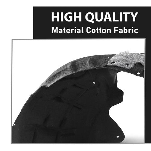 Solid Spare Fit For 12-18 Audi A7 Quattro S7 RS7 Front Fender Liner Splash Shield Left Side