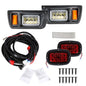 Solid Spare Headlights/Tail Lights Golf Cart LED Light Kit For Club Car DS Golf Cart 93+G&E