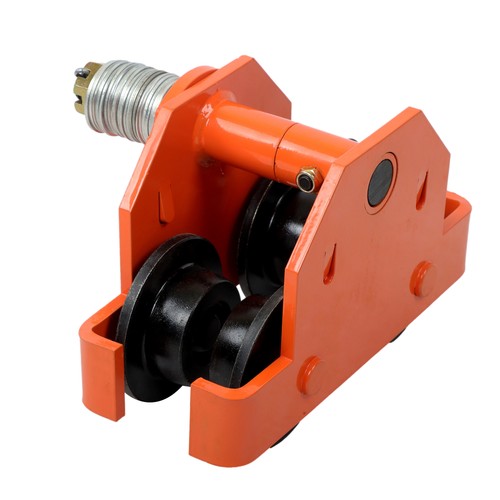 Solid Spare Push Beam Trolley Manual Trolley 2200 lbs/1 Ton Load 2.5"-8" Adjustable