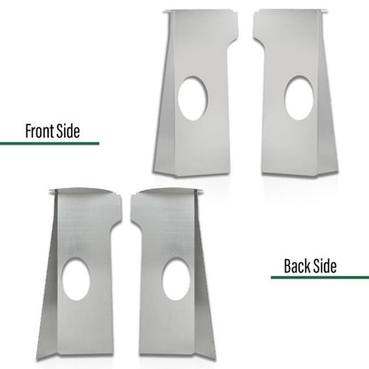 Solid Spare Fit For 1955-1959 Chevy/GMC Big Window Cab Corner 6x9 Speaker Brackets Pair