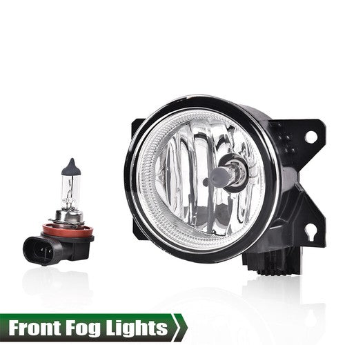 Solid Spare Clear Bumper Fog Lights Driving Lamps Left+Right Fit For 2018-2020 Honda Fit