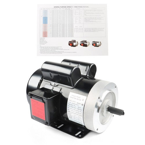 Solid Spare 2HP 115/230V General Purpose Motor 3450RPM Electric Motor 56C Single Phase New