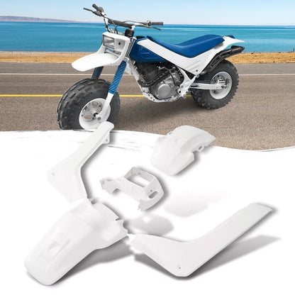 Solid Spare Plastic Body Kit Fairing Fender Side Cover White For Honda TR200 Fat Cat 86-87