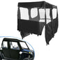 Solid Spare Full Cabin Cab Enclosure Soft Door For 2010-2014 Polaris RZR-4 800 900 Black