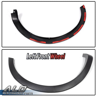 Solid Spare 4pcs Fit For 2004-2008 Ford F150 Factory Style Fender Flares Wheel Protector