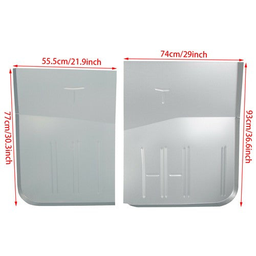 Solid Spare PAIR For 1967 1968 1979 FORD F100 F150 F250 F350 & BRONCO FRONT FLOOR PAN