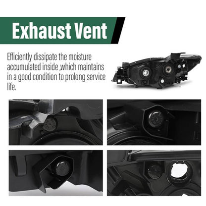 Solid Spare Fit For 2013-2016 Mazda CX-5 Halogen Projector Headlight Headlamp Right Side