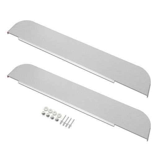 Solid Spare New Fit For Kenworth T600 T660 T800 W900 Stainless Steel 5" Chop Top Door Trim