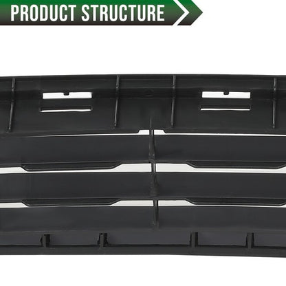 Solid Spare Fit For 2007-2009 Toyota Camry Front Bumper Lower Grille Grill Assembly Black