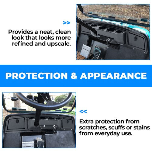 Solid Spare For Yamaha G14,G16,G19,G22 1995-2007 Golf Cart Carbon Fiber Color Dash Board Kit