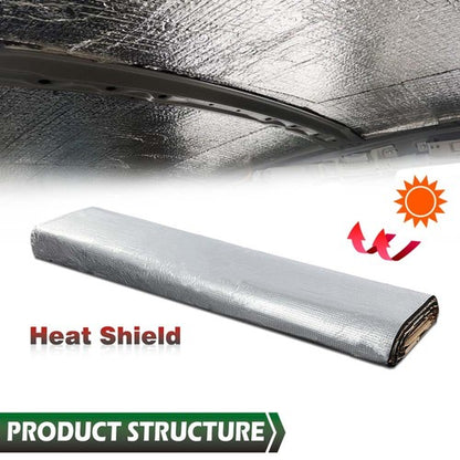 Solid Spare Car Insulation Sound Deadening Heat Shield Thermal Noise Proof Mat 90" x 39"