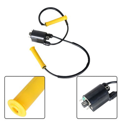 Solid Spare 2X Ignition Coil W Wire Cap For HONDA VTX1300 R/T/S/C 2004-09 VT1300 2010-20 NEW