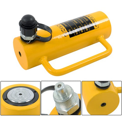 Solid Spare 10 Ton Hydraulic Cylinder Ram Single Acting 6" Stroke Lifting Jack Ram