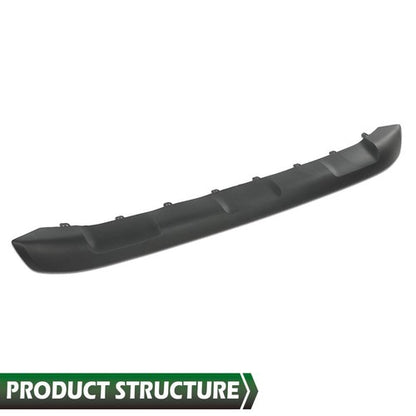 Solid Spare Front Lower Valance Skid Plate Board Guard Fit For 19-22 Toyota Rav4 Black ABS