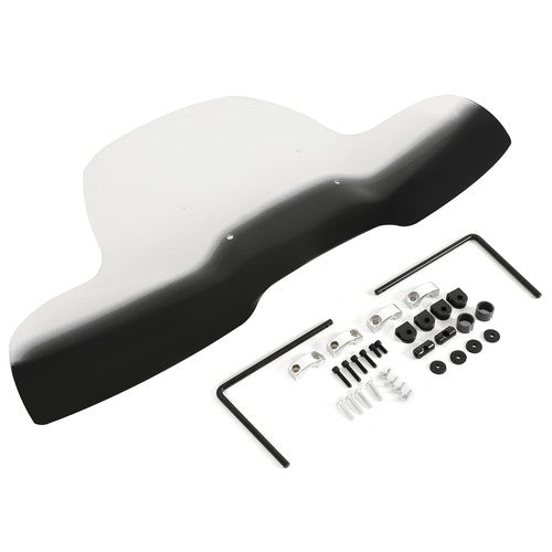 Solid Spare 2-Tone ATV Windshield Windscreen For Polaris Arctic Cat CAN-AM Fourtrax Grizzly