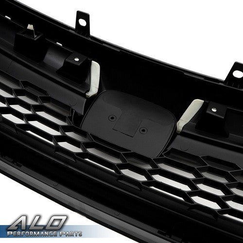 Solid Spare Front Bumper Upper Hood Grill Fit For 16-17 Honda Accord Sedan Sport Style