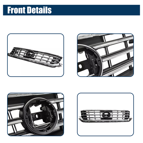 For 2020 2021 2022 Volkswagen VW Passat Front Chrome Grille Grill Assembly