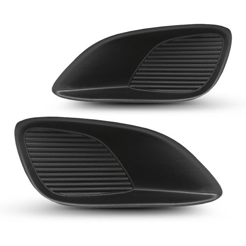 Solid Spare Front Bumper Insert Fog Light Cover Left+Right Fit For 2007-2012 Toyota Yaris