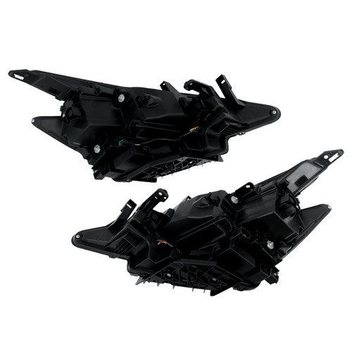 Solid Spare Clear Black Housing For 2019-2021 Nissan Murano Pair LH&RH Projector Headlights