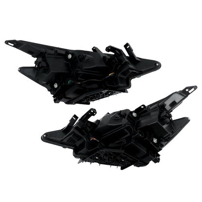 Solid Spare Clear Black Housing For 2019-2021 Nissan Murano Pair LH&RH Projector Headlights