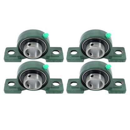 Solid Spare 4 Pcs UCP208-24 Pillow Block Bearing Solid Base 1-1/2" Bore Self-Aligning