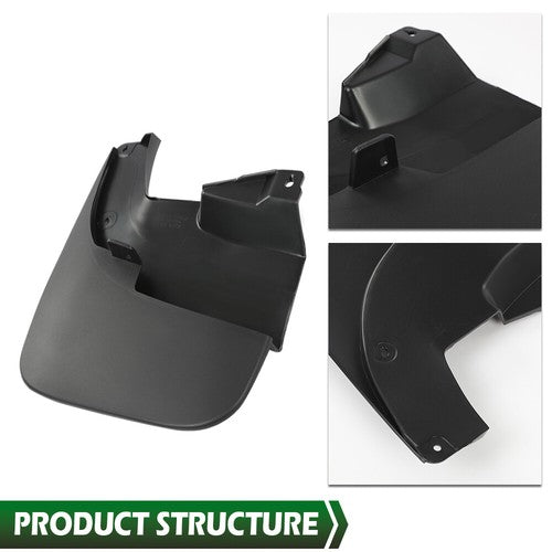 Solid Spare Fit For 07-13 Toyota Tundra Mud Flaps Splash Guards Front & Rear 4Pcs