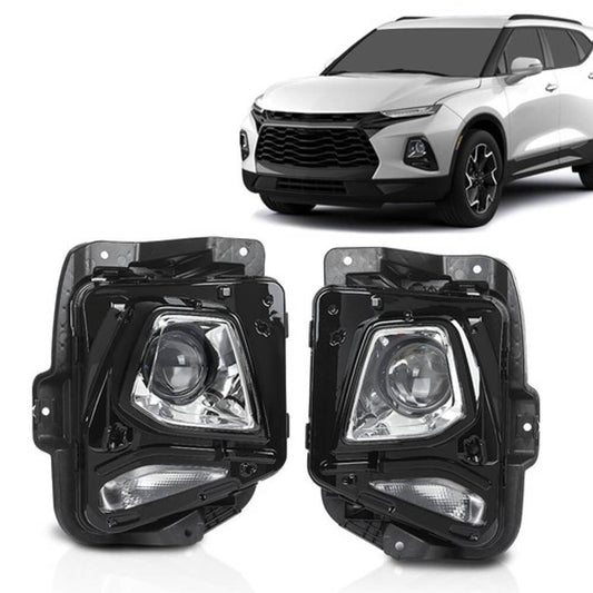 Solid Spare Fit For 2019-2021 Chevy Blazer HID/Xenon Model Projector Headlights Left+Right