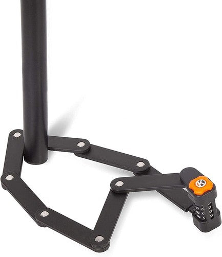Solid Spare ECOTRIC Lock Bike Motorcycle Lock Heavy Duty Anti Theft 85cm Password Steel Bars