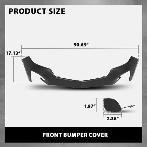 Solid Spare Front Bumper Cover Fit For 2022-2023 Chevy Chevrolet Equinox 84911082