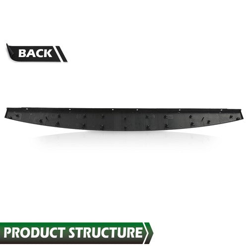 Solid Spare Tailgate Spoiler Cap Cover Trim Black Fit For 2019-2024 Ram 2500 3500 68364364AA