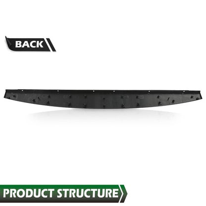 Solid Spare Tailgate Spoiler Cap Cover Trim Black Fit For 2019-2024 Ram 2500 3500 68364364AA