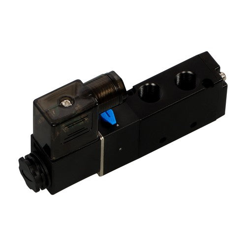 Solid Spare Solid Pneumatic Solenoid Valve 5 way 2 Position 1/4 in DC 24V Junction Box