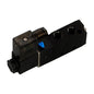 Solid Spare Solid Pneumatic Solenoid Valve 5 way 2 Position 1/4 in DC 24V Junction Box
